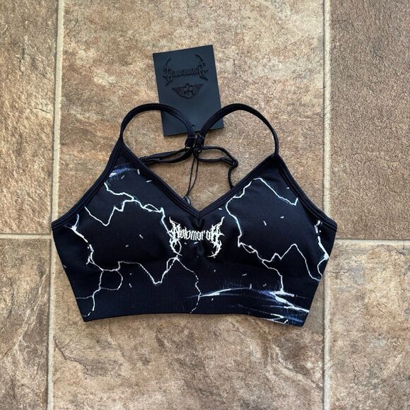 Civil Regime Thunderstruck Kelly Seamless Sports Bra Size Small - Picture 2 of 8